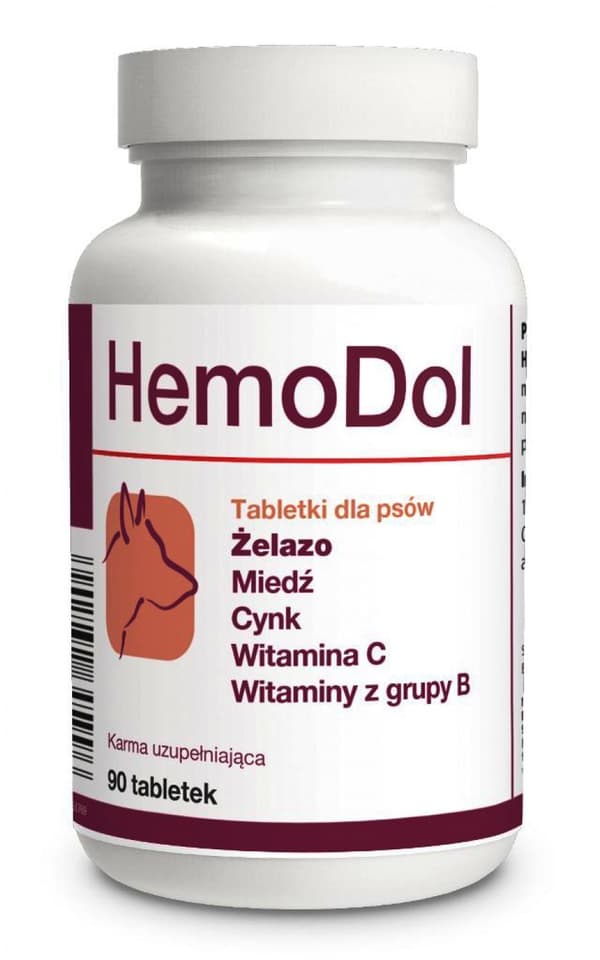 HemoDol rauta kupari sinkki CB-vitamiini koirille Anemia 90 tablettia.