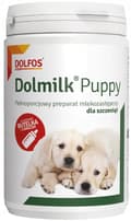 Miniatyrbild 1 av 2: DOLMILK PUPPY mjölkersättning för valpar med 300 g flaska