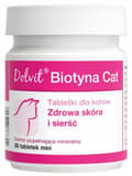 Miniatyrbild 1 av 3: DOLVIT BIOTIN KATT Hälsosam hud och päls FÖR KATT 90 minitabletter.