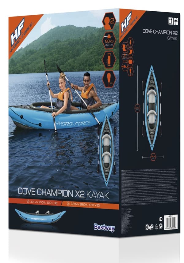 Hydro Force Kajak  331 x 88cm Cove Champion X2