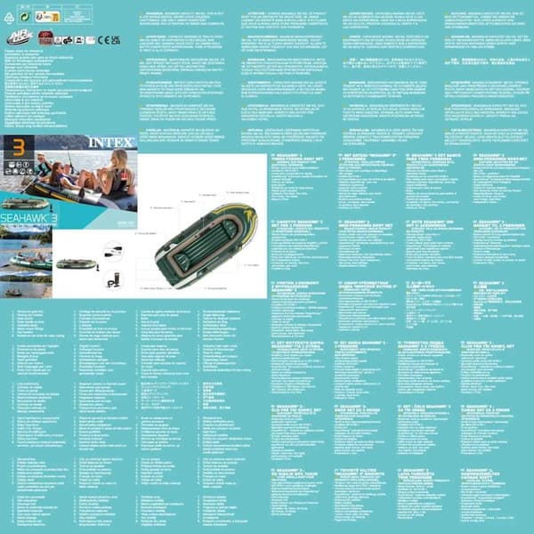 INTEX Seahawk 3 Kumivenesetti 295x137x43 cm