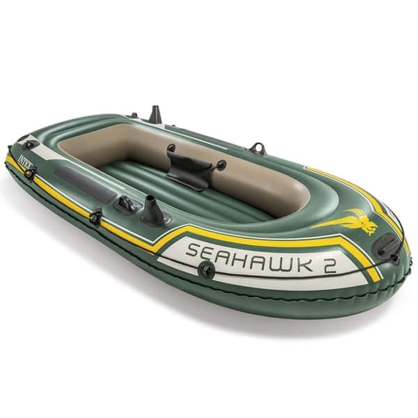 INTEX Seahawk 2 Täytettävä kumivene airoilla ja pumpulla 68347NP
