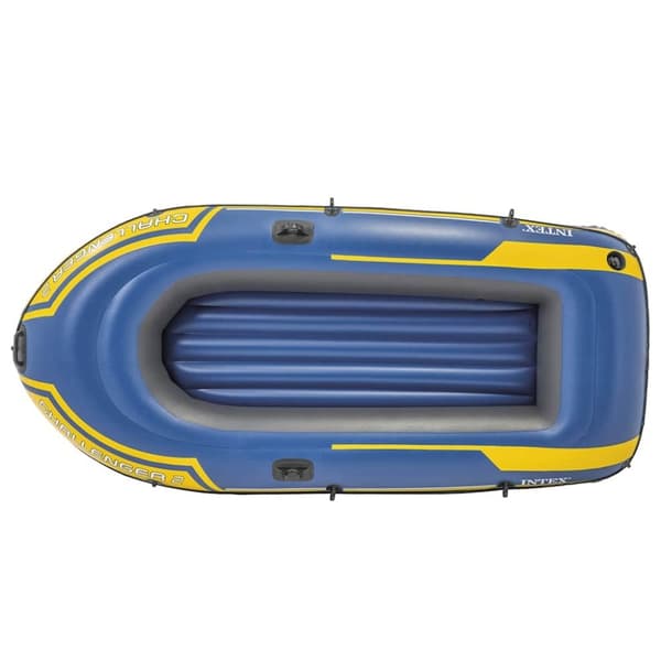 INTEX Challenger 2 oppblåsbart båtsett med årer og pumpe 68370NP