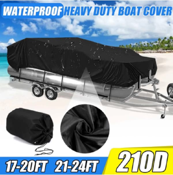 INF Oxford Cloth Vandtæt Båd Cover V-Shape 0