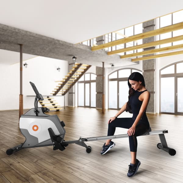 Magnetisk Roning Maskine, 8 Justerbare Modstandsniveauer, Ergonomisk Design, Integreret LED Skærm