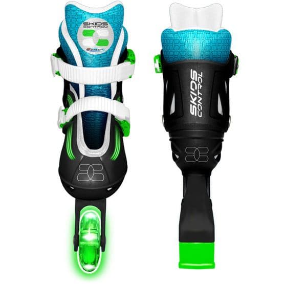 Stamp - Inline Skates Skids Control Hardboot Justerbar Sort størrelse 30-33