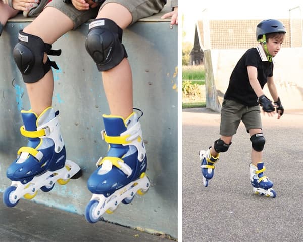 Skates NIJDAM 52SJ 27/30 navy blue/white/orange