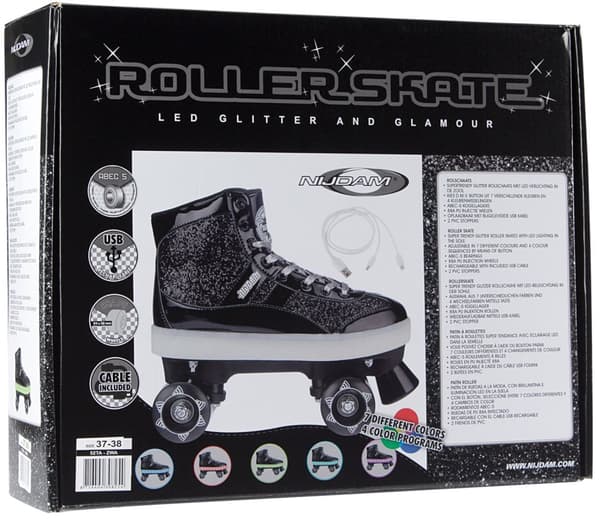 Skates NIJDAM 52TA 35/36 Black