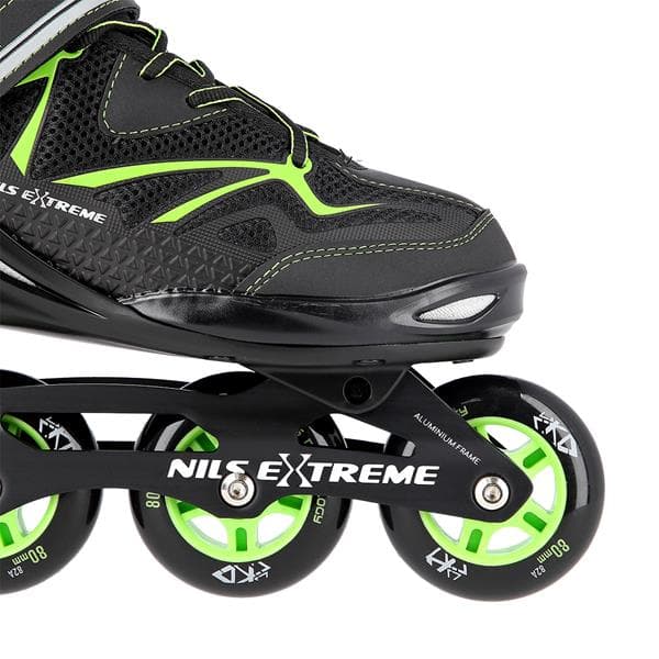 NA9022 SVART/GRÖN STORLEK 40 NILS EXTREME INLINE SKATES