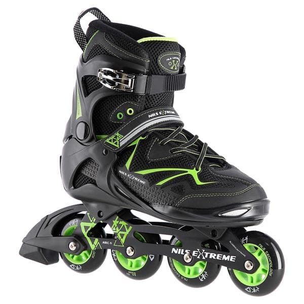 NA9022 SVART/GRÖN STORLEK 40 NILS EXTREME INLINE SKATES