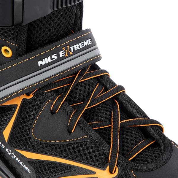NA9022 MUSTA/ORANSSI KOKO 42 NILS EXTREME INLINE LUISTIT