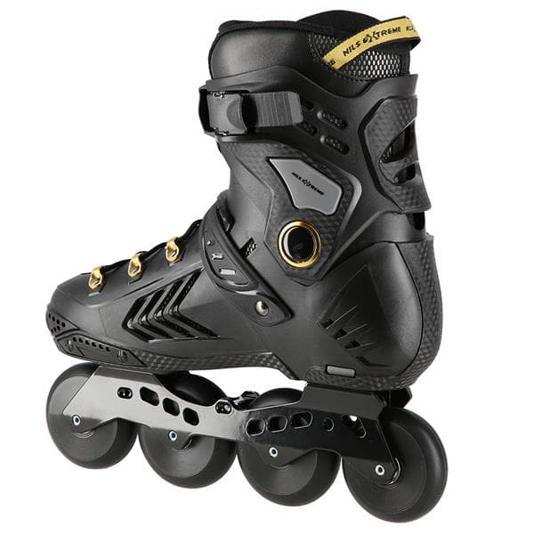 NA20002 SVART OCH GULD STORLEK 41 NILS EXTREME SLALOM SKYTOR