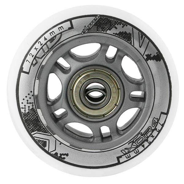 PU 72x24 82A WHITE (4 kpl) + ABEC-7 (8 kpl) NILS EXTREME SET