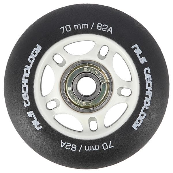 PU 70x24 82A SVART MATT (4 st) + ABEC-9 (8 st) NILS EXTREME SET