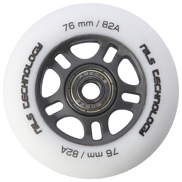 PU 76x24 82A WHITE MATT (4 st) + ABEC-9 (8 st) NILS EXTREME SET