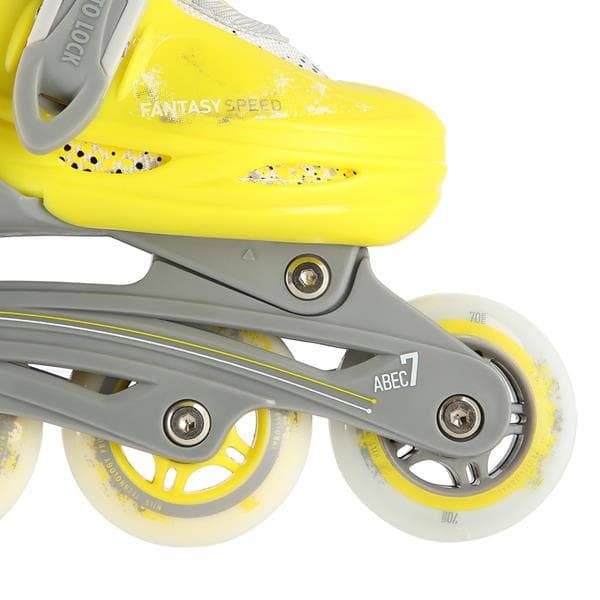 NH18331 4-i-1 LIME STØRRELSE S(31-34) SKØTEBLADE MED DIMENSIONER NILS EXTREME HOCKEY SKI