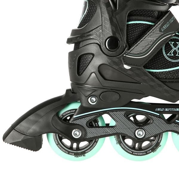 NA11008 BLACK-MINT KOKO L (39-42) NILS EXTREME RULLALUISTET