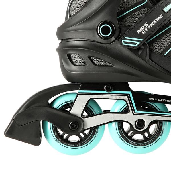 NA14217 BLACK MINT STORLEK 42 NILS EXTREME rullskridskor