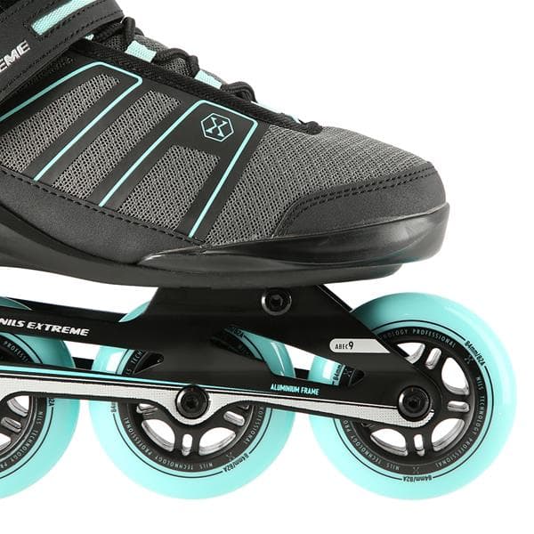 NA14217 BLACK MINT STORLEK 42 NILS EXTREME rullskridskor