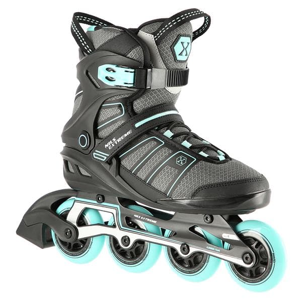 NA14217 BLACK MINT STORLEK 42 NILS EXTREME rullskridskor