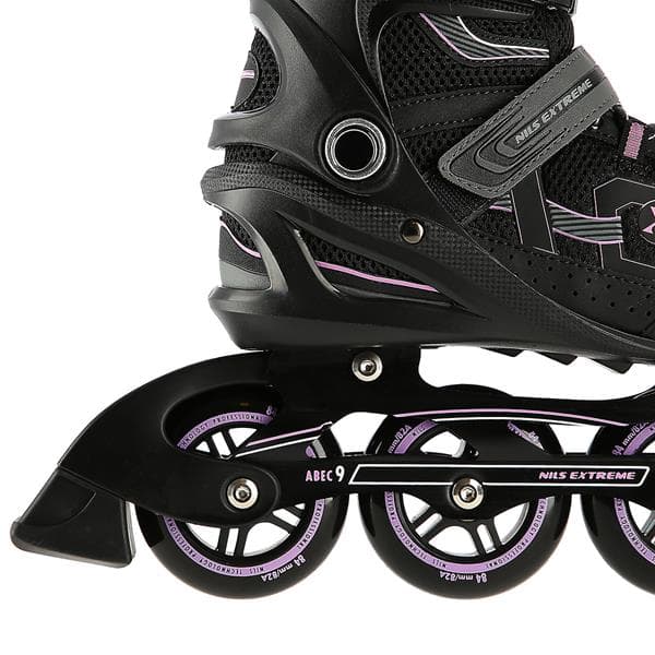 NA9157 SVART LILA STORLEK 42 NILS EXTREME rullskridskor