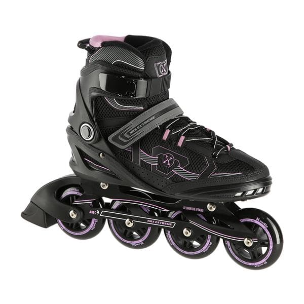 NA9157 SVART LILA STORLEK 43 NILS EXTREME rullskridskor