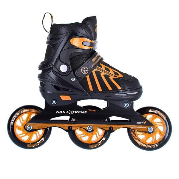 NA18812 A ORANGE STØRRELSE S (29-33) NILS EXTREME RULLESKØJER