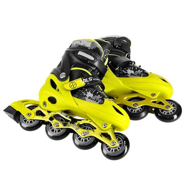 NA18137A ROCKO YELLOW SKATINGSKLADER STORLEK L (39-42) NILS EXTREME