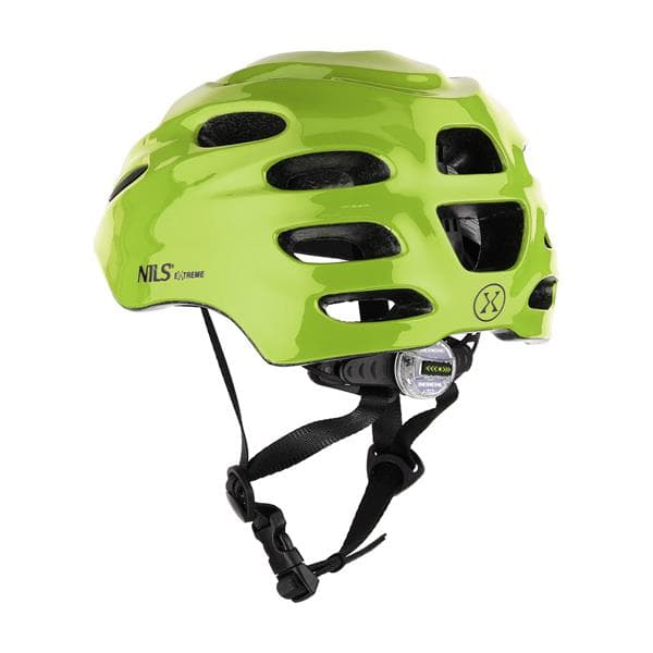 MTW01 LED GRØN STØRRELSE S (44-50 cm) NILS EXTREME HJELM