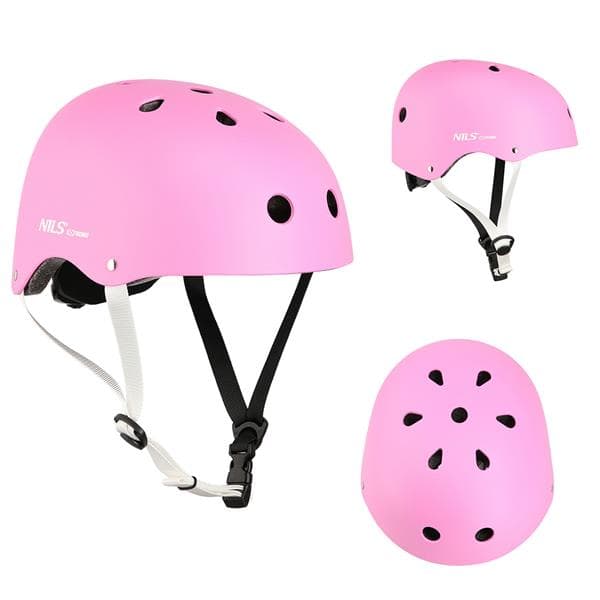 MTW001 PINK STØRRELSE M(55-58CM) NILS EKSTRA HJELM