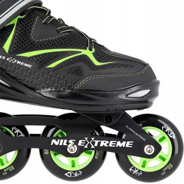 NA9022 SORT/GRØN STØRRELSE 41 NILS EXTREME RULLESKØJTER