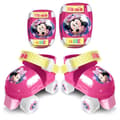 Miniatyrbild 1 av 3: DISNEY MINNIE rullskridskor + skyddsset - Girl - Justerbar storlek - Rosa