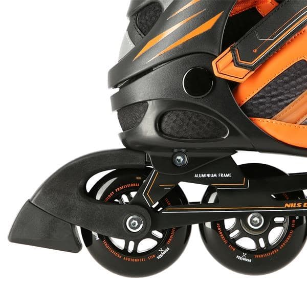 INLINESKIDSKOR NILS EXTREME NA14112 SVART-ORANGE STORLEK 40