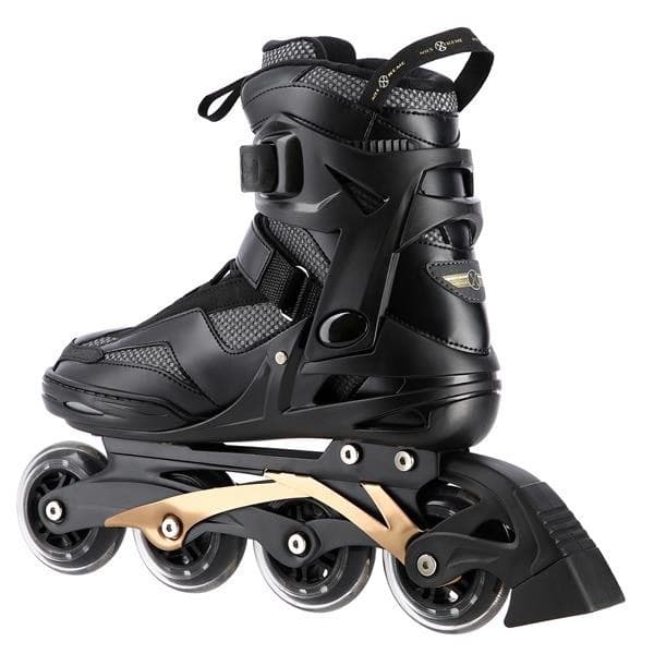 INLINESKIDSKOR NILS EXTREME NA2150 SVART-GULD STORLEK 42