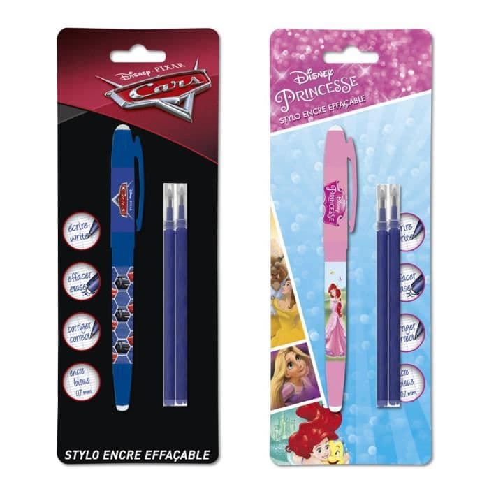 DISNEY CLASSIC Rollerball Pen + 2 poistettava geelitäyttö - sininen - S / kuori
