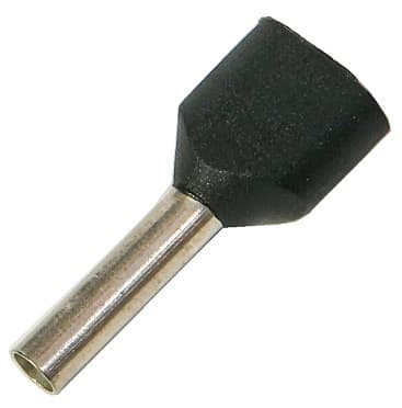 Isoleringsmuffe 2x1,5-10 100stk sort ERKO