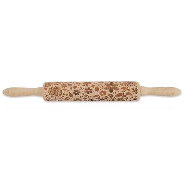 Träkavel 39 cm med naturtryck