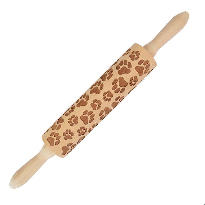 Trärulle med tasstryck -PETCOCCKING