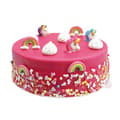 Miniatyrbild 1 av 2: Sockerpasta i rulle - Fuchsia - 430 g