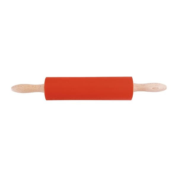 Brödkavel 25cm m rött silikonöverdrag Jonas of Sweden