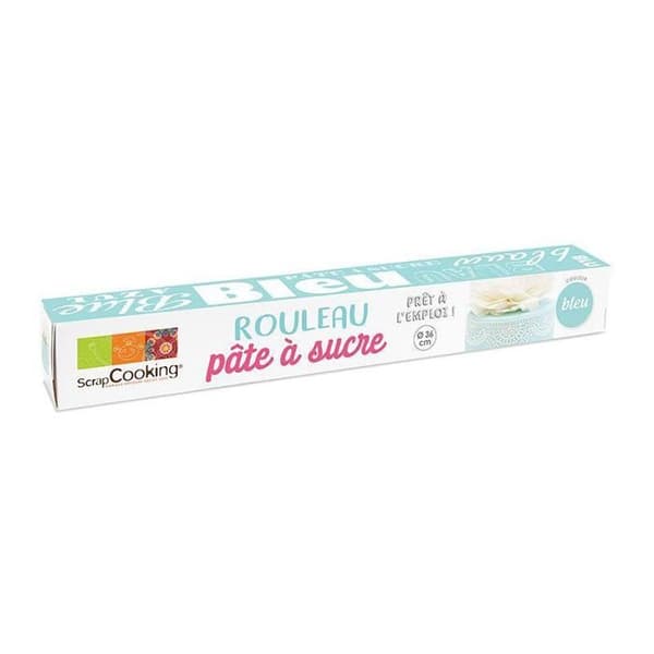 Blå sockerpasta rulle 430 g