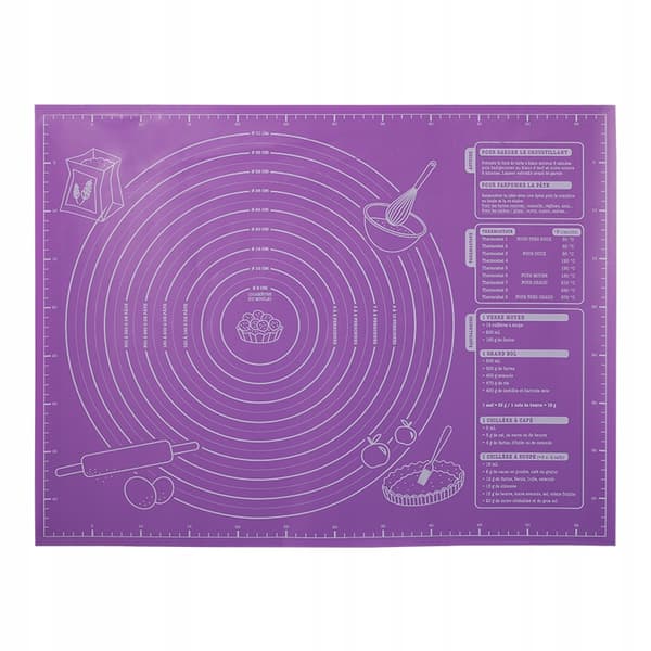 Stor 60x45cm BEKVÄM EVA-skummatta för pierogi DOUGH Köksmatta