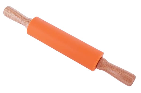 Silikoninen kaulin taikinalle, tarttumaton, ORANSSI, 38 cm