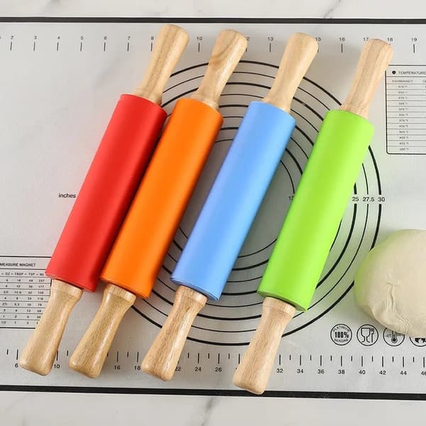Silikone kagerulle non-stick RØD 38cm