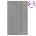 Pikkukuva 1 / 7: Kattopaneeli 36 kpl galvanoitu teräs hopea 80x45 cm