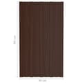 Miniatyrbillede 8 af 8: Tagplader 36 stk. 80x45 cm galvaniseret stål brun - Tagplade - Tagplader - Home & Living