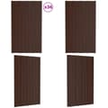 Miniatyrbillede 1 af 8: Tagplader 36 stk. 80x45 cm galvaniseret stål brun - Tagplade - Tagplader - Home & Living