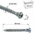 Miniatyrbillede 3 af 9: Skruer til tømrerstik WKLC-50060-B
