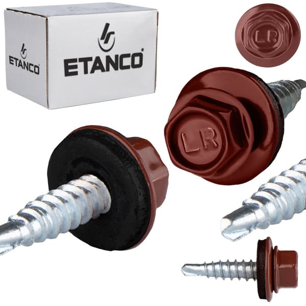 Landmandsskruer GTO2 Z14 4,8x20mm RAL 3009