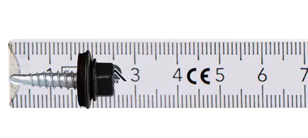 Landmandsskruer GTO2 Z14 4,8x20mm RAL 9005